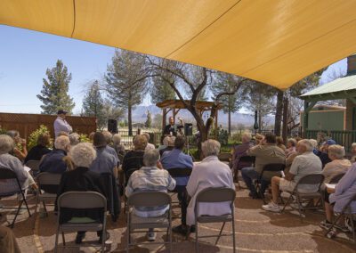 Photo of the 2023 BUU Annual Meeting in the Garden